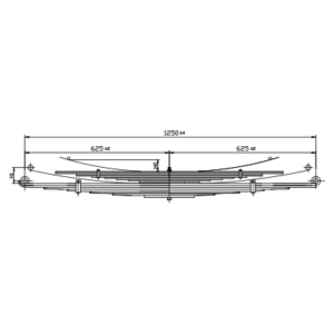 دست فنر چرخ عقب Hyundai HD 250/350