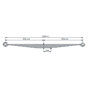 Front Axle Spring Set IVECO MP360