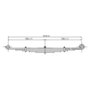 دست فنر چرخ جلو IVECO Mini Bus 60.9