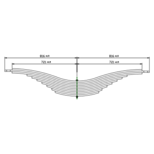 دست فنر چرخ عقب Mack