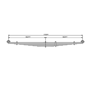 Front Axle Spring Set Mercedes Benz LK911B/F