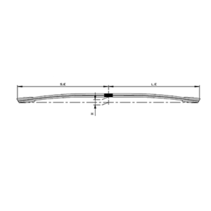 Front Axle Parabolic Spring Set Mercedes Benz