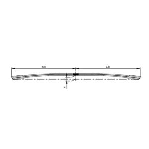 Front Axle Parabolic Spring Set Mercedes Benz Sprinter