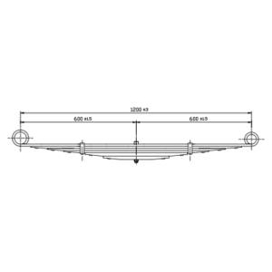 Rear Axle Spring Set Nissan Datsun (Japan)