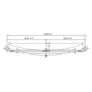 دست فنراکسل عقب Nissan DI pickup