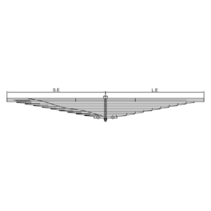 دست فنر چرخ عقب Shacman/Shaanxi F3000
