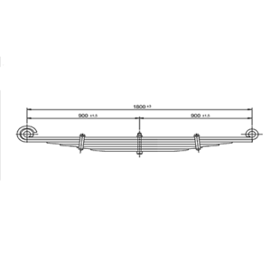 Front Axle Spring Set Volvo FL612/FL614