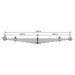 Front Axle Spring Set DongFeng Dorica D7