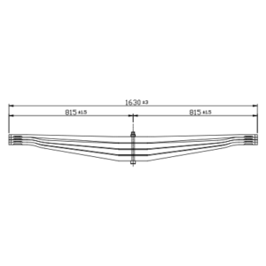 دست فنر پارابولیک چرخ عقب FAW J6 4250