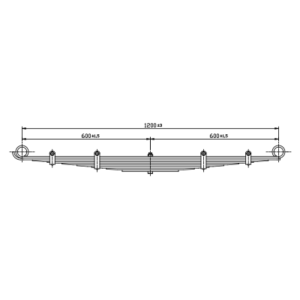 Front Axle Spring Set Foton Ollion 65.115 / Aumark / Alvand