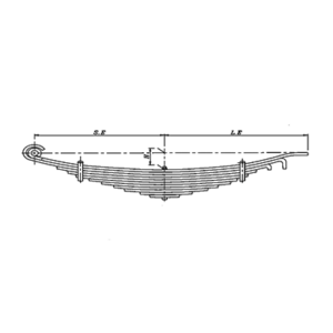 Rear Axle spring Set IVECO Truck/Mini Bus