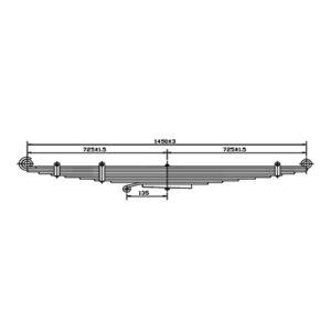 Front Left Axle Spring Set MAYAN Dima (Iran)- (JAC) Gallop 7