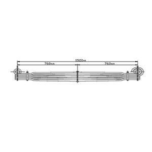 دست فنر پارابولیک اکسل عقب Scania