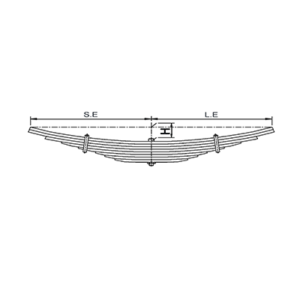 Rear Axle spring Set ISUZU NPR - Chevrolet/GMC