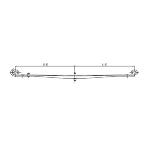 دست فنر پارابولیک اکسل جلو MAN 8.113 4x2