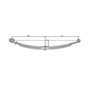 Front Axle Parabolic Spring Set MAN 17.192/17.232/ 18.192/ 18.232