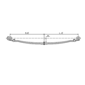 Front Axle Parabolic Spring Set MAN TGA