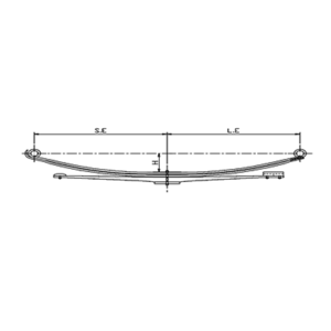 Rear Axle Spring Set MAN L2000/LE