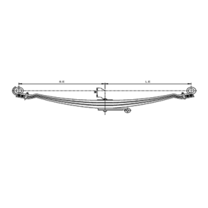 Front Axle Parabolic Spring Set MAN F2000