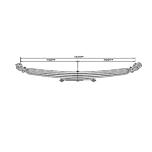 Front Axle Parabolic Spring Set MAN F90 - MAN 41.414