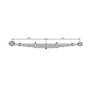 Front Axle Spring Set FAW Tiger 7