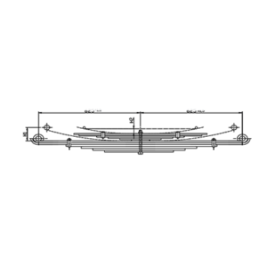 Rear Axle spring Set Foton Ollion (2004-2011)