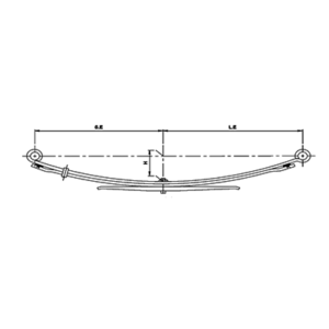 Rear Axle Spring Set Mercedes Benz