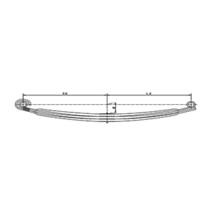 دست فنر پارابولیک اکسل جلو Mercedes Benz Actros1831/ 2031/ 2531