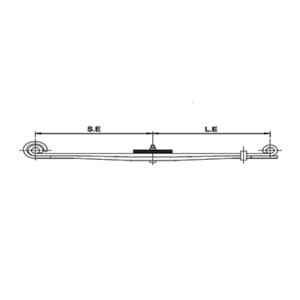 Front Axle Spring Set Peterbilt COE362