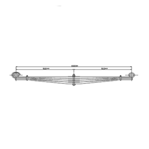 دست فنر پارابولیک اکسل جلو SCANIA P-Series /G-Series /R-Series
