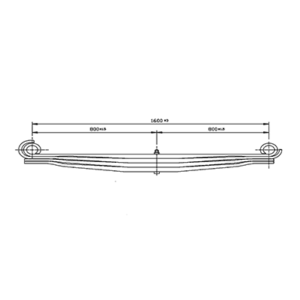 دست فنر پارابولیک اکسل جلو Volvo FM9/FH13/FMX
