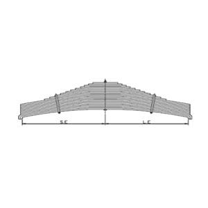 Parabolic Spring Set Traily BPW