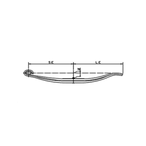دست فنر پارابولیک تریلی Gigant