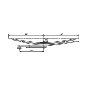 دست فنر پارابولیک تریلی Gigant