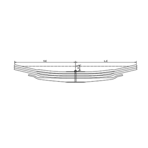 دست فنر پارابولیک تریلی ADR: Triple Axle 5341
